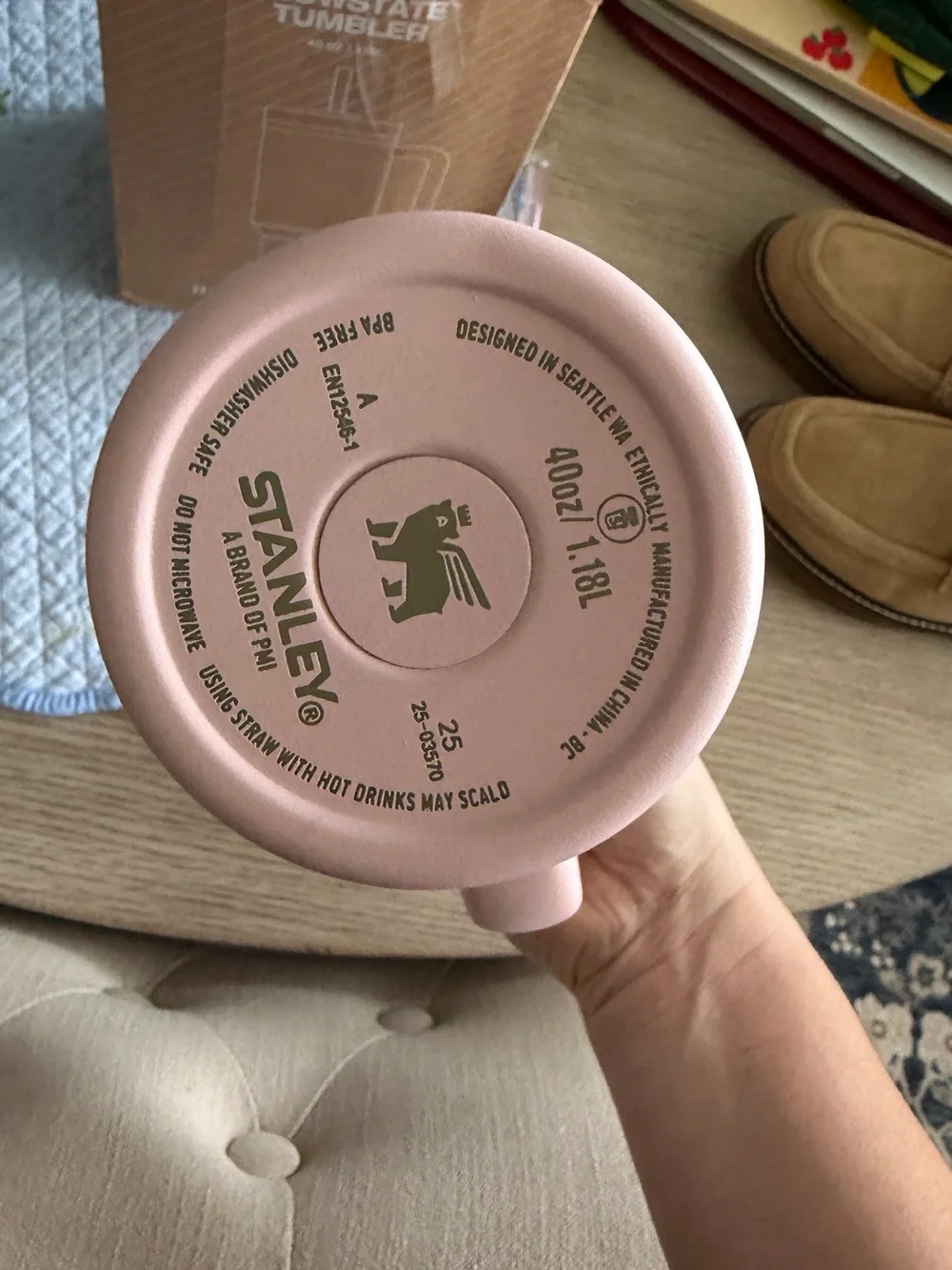 Stanley Pink 40oz with Snoopy Engravings - Picture 7 of 9